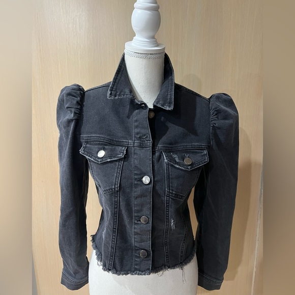 SOLD đź’™Retrofete Rissa Jacket Medium in Light Onyx - Picture 2 of 7